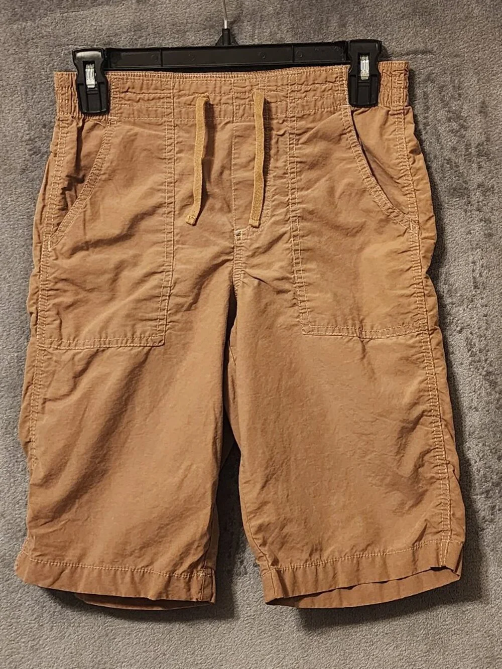Old Navy Pull-On Utility Shorts; Size: Boys Large (10-12); Color: Khaki